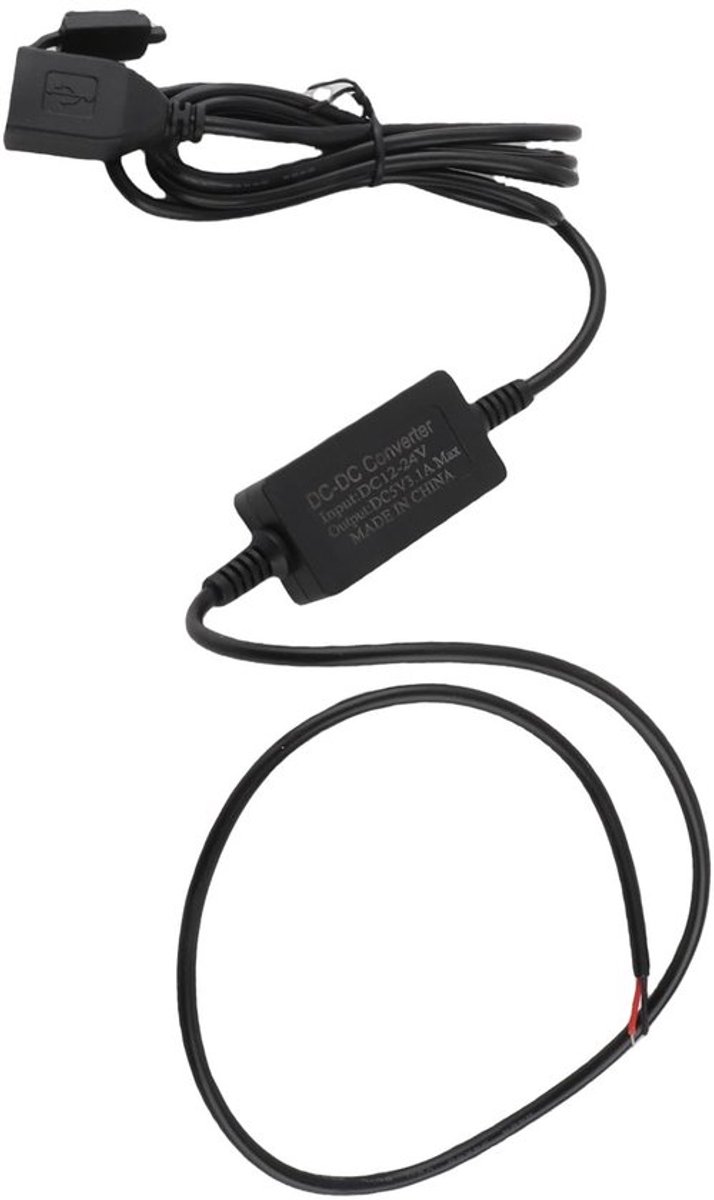 Dailygoods - 5V 3.1a - Waterdichte Motorfiets USB Oplader - Geschikt