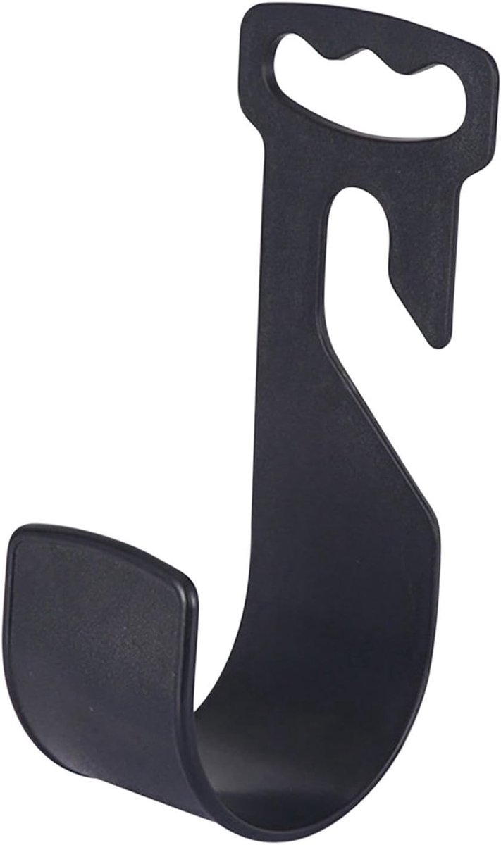 Slanghouder Buiten - Wandhouder Tuin - Slang Opbergen - Verbeterd Stabiliteitsontwerp - 25 x 8 cm - Zwart