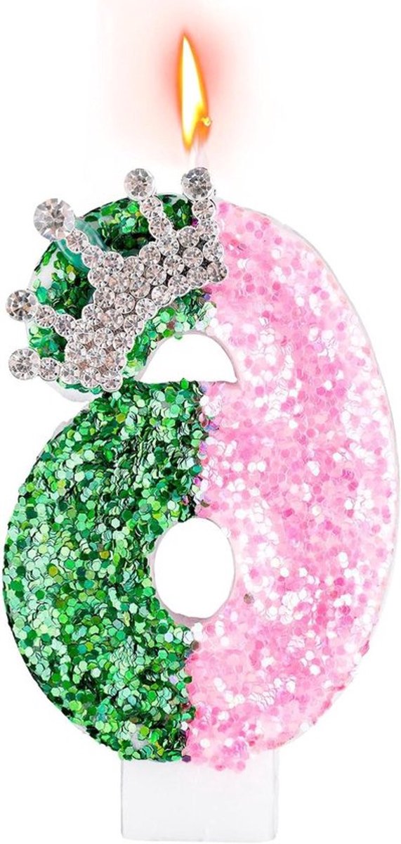 Heksenkaars glansend roze en groen, Allecto Plus, heksentheme