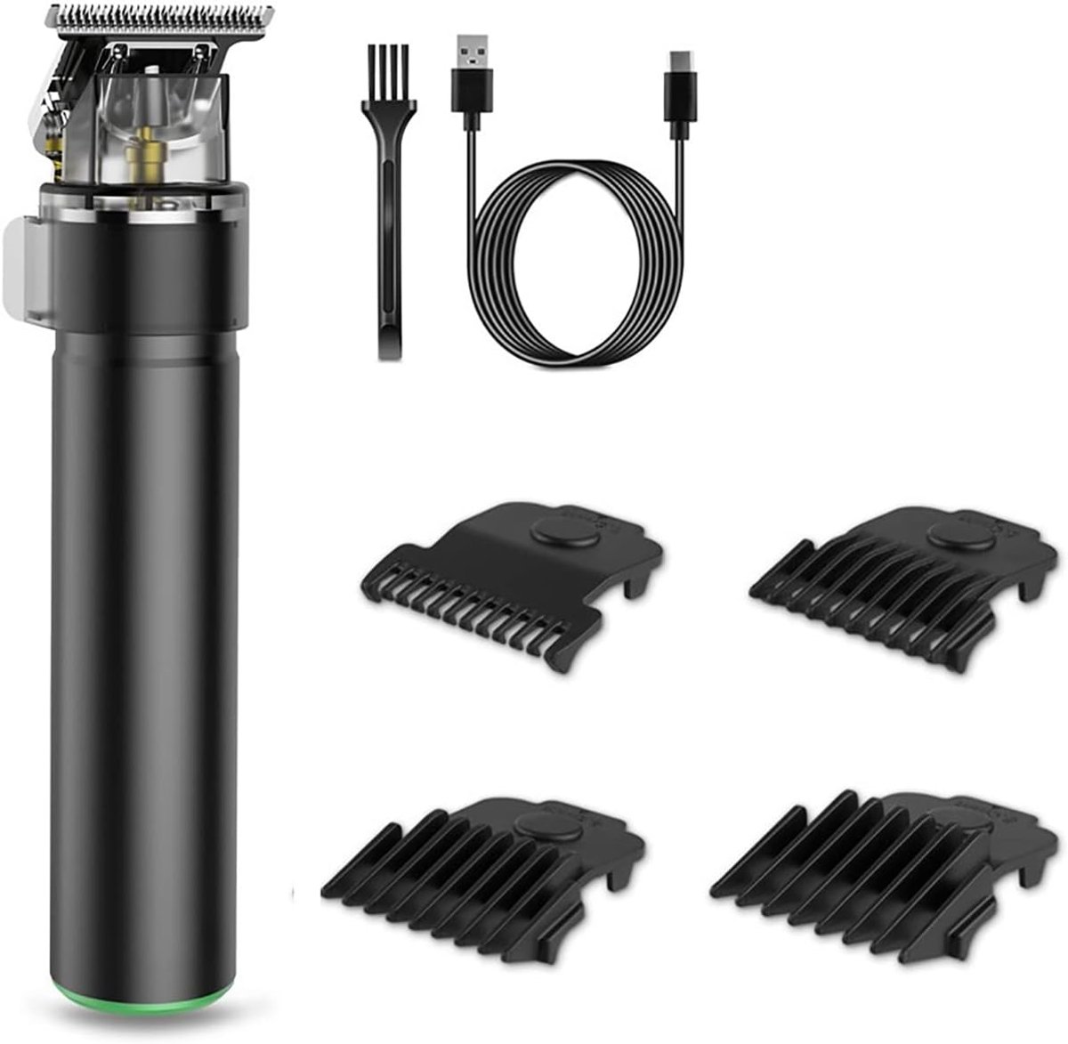 Haarknipper voor Mannen - Baardtrimmer Elektrisch - Professioneel Knippen - T-Blade Zero Cut - 180 Min Gebruik - Zwart