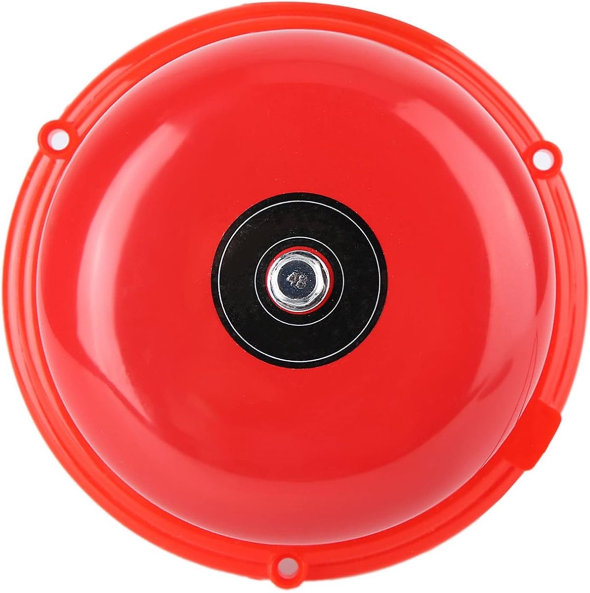 Brandalarm Bel - Noodalarm Sirene - Noodsituaties Melden - 100dB Hoog Volume - 4 Inch - Rood