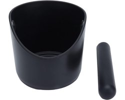 Koffieklopbox - Koffiedikbak - Koffiezet Gemak - Grote Capaciteit - 12x12x12cm - Zwart