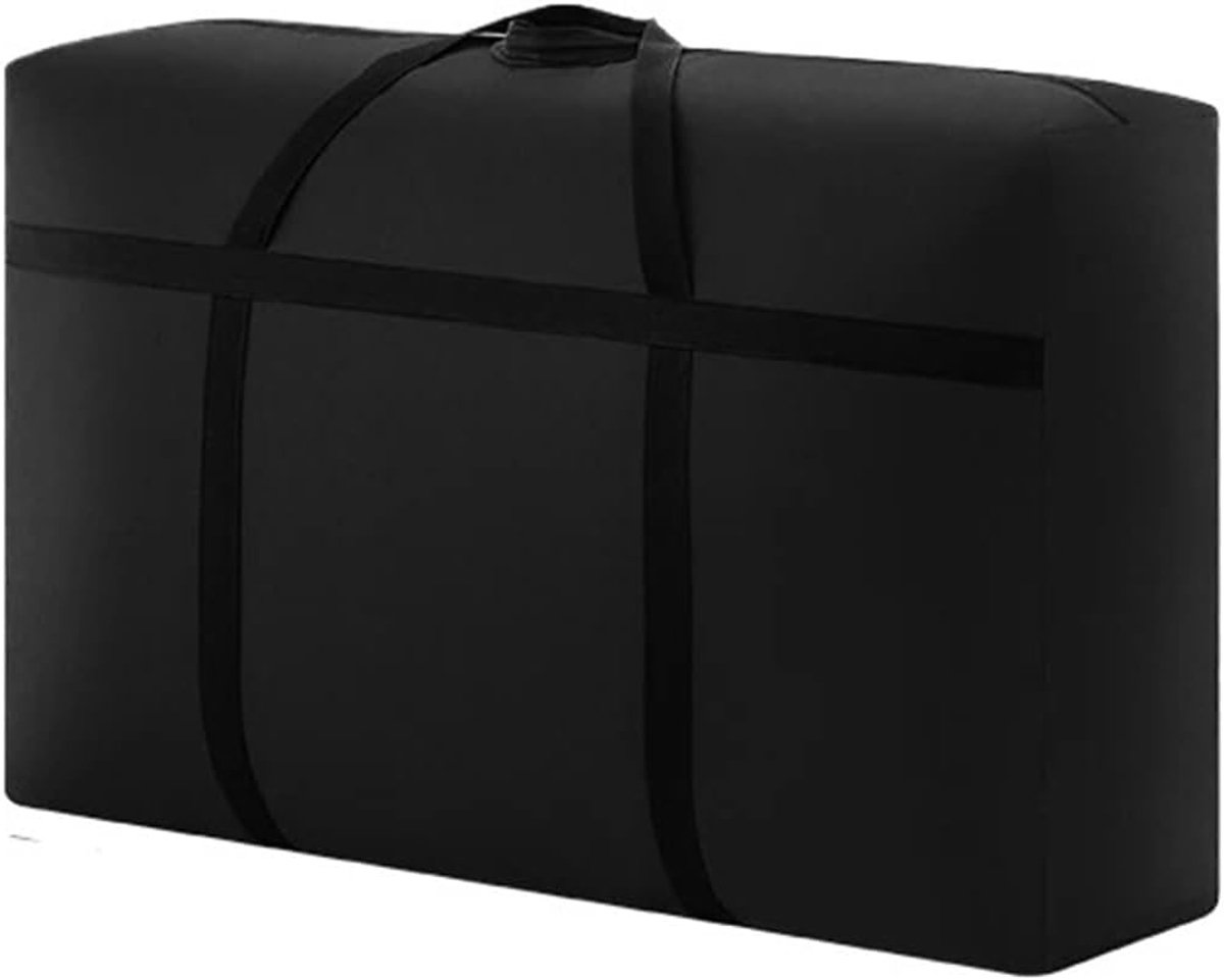 Verhuis Tassen - Opbergzakken - Spullen Opslaan - Waterdicht Robuust - XL 160L - Zwart