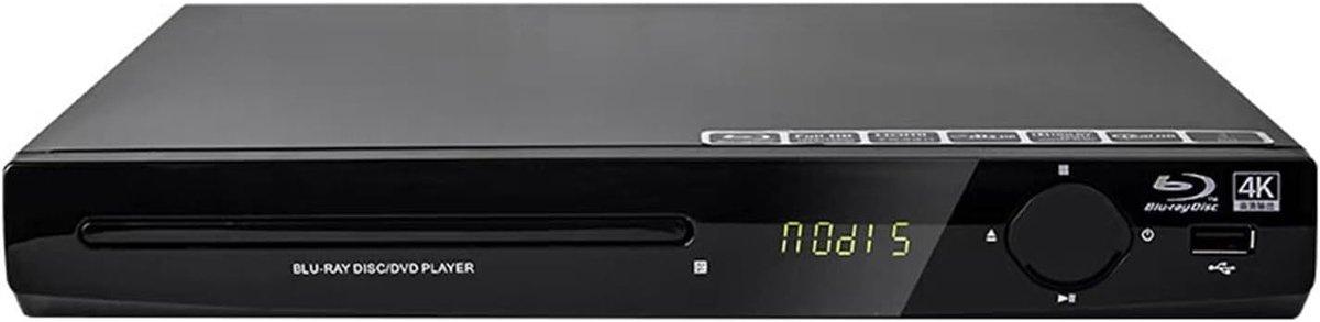 Blu-ray speler - DVD CD speler - Films kijken - 1080P HD output - 280x200x38mm - Zwart
