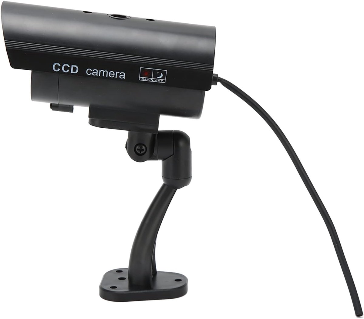 Dummy Beveiligingscamera - Nep Camera Valse Camera - Woningbeveiliging - Realistisch Knipperlicht - 16 x 12 x 7 cm - Wit