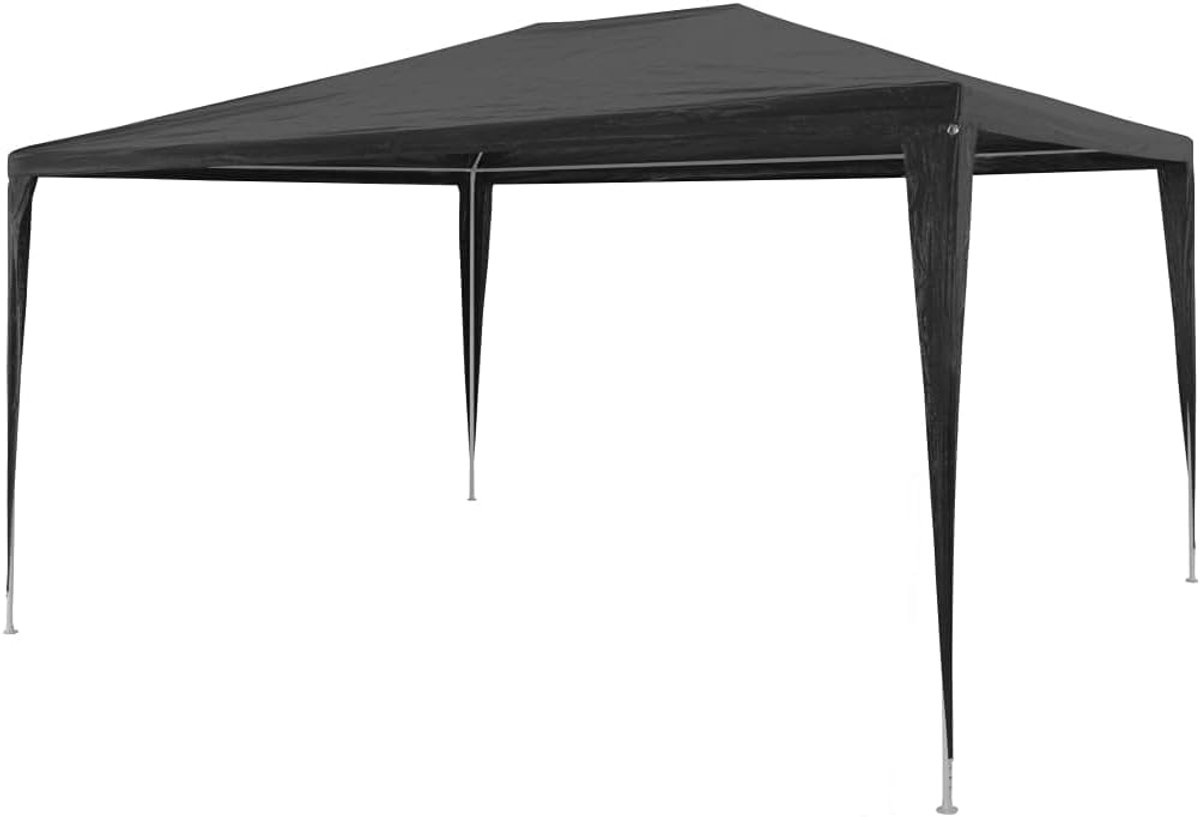 Partytent - Tuinpaviljoen - Feestjes buiten - UV- en waterbestendig - 3 x 4 m - Antraciet
