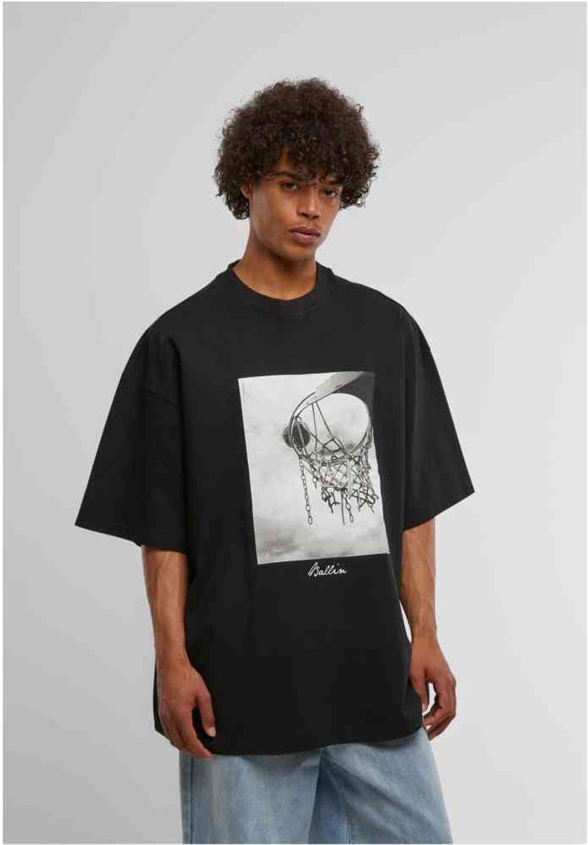 Mister Tee Ballin 2.0 New Huge Heren Tshirt L Zwart