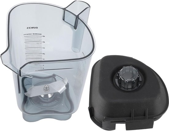 Blenderkan Vervanging - Keuken Accessoire - Dagelijks Koken - Stevige Roestvrijstalen Messen - 48 oz Capaciteit - Transparant — afbeelding 5