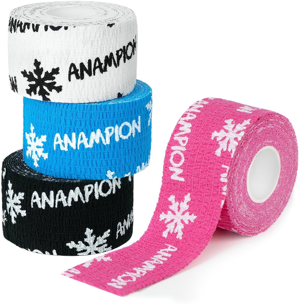 Solidchoice - Hook Grip Tape Set voor Gewichtheffen (4 Rollen, Kleurenset)