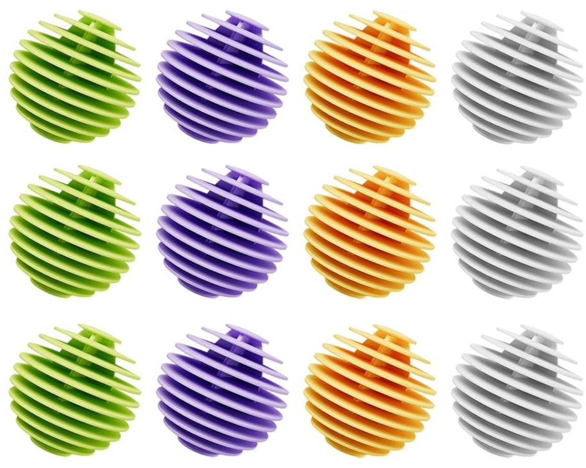 Solidchoice - Set van 12 Wasballen voor Wasmachine en Droger