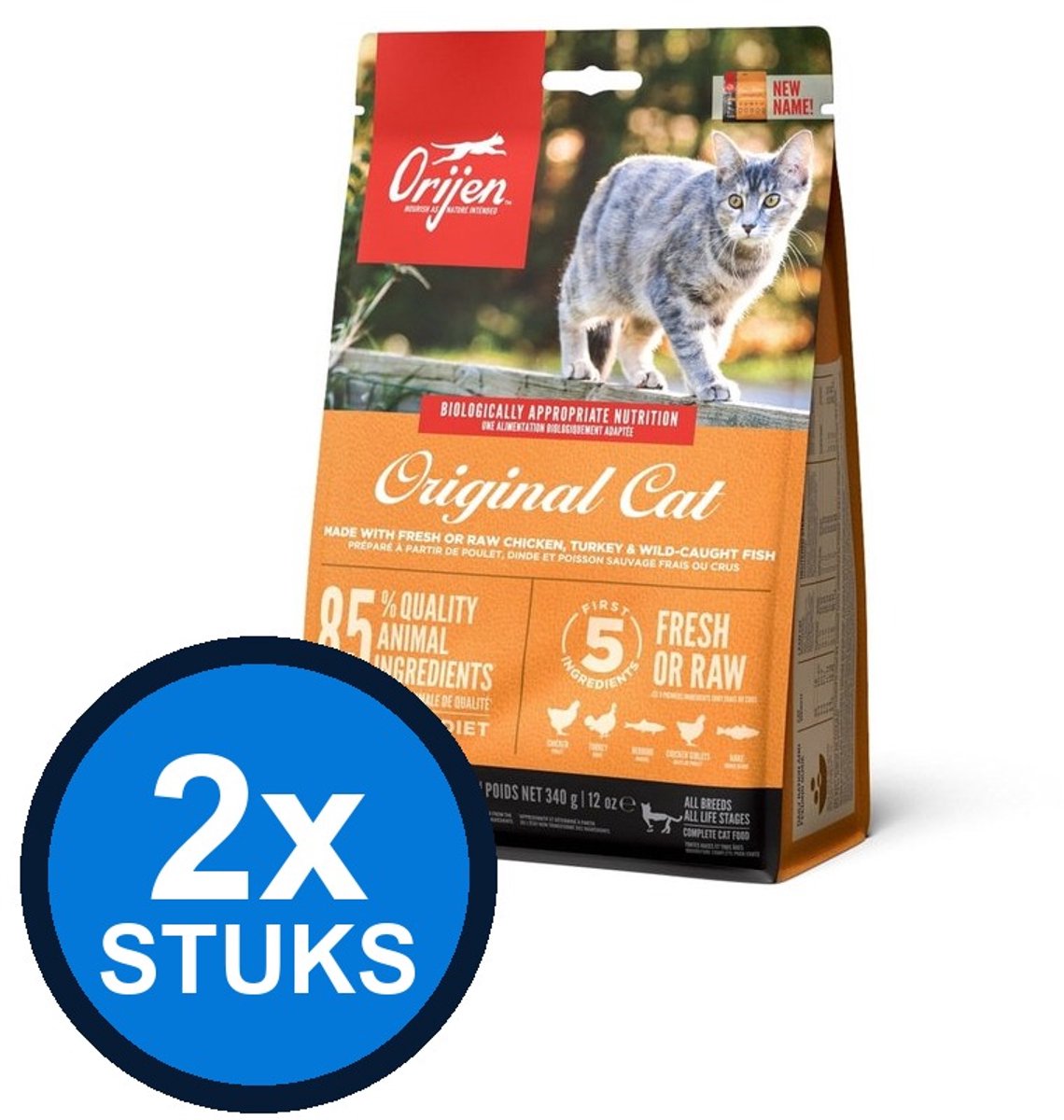 Orijen Orijen Cat Whole Prey Original - Kattenvoer - 340g
