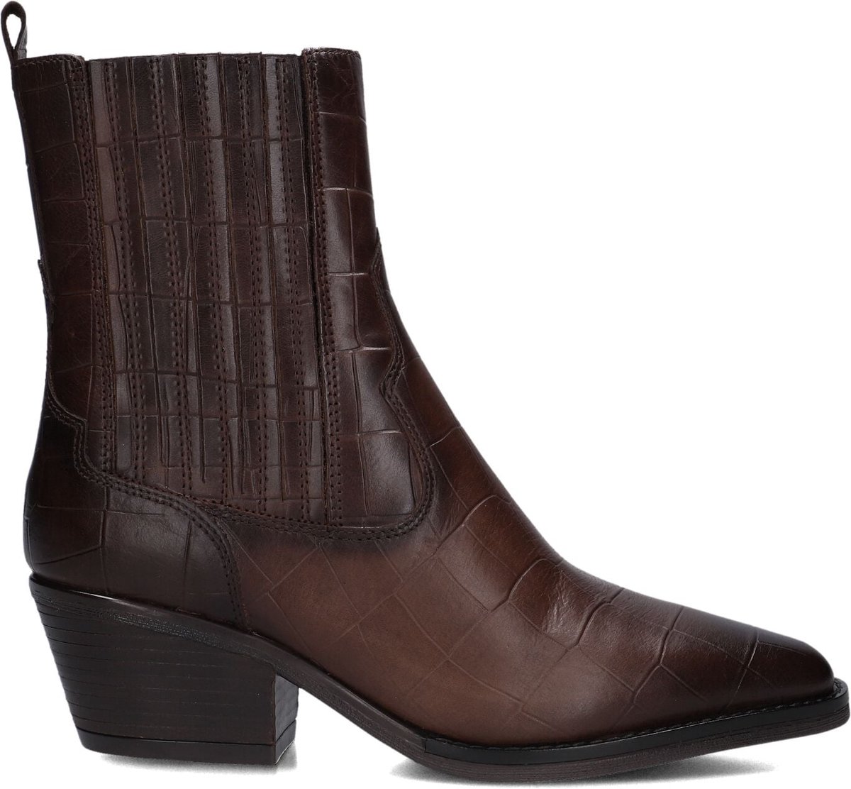 BLASZ Lexx-04 Enkellaarsjes - Enkelboots met rits - Dames - Bruin - Maat 37