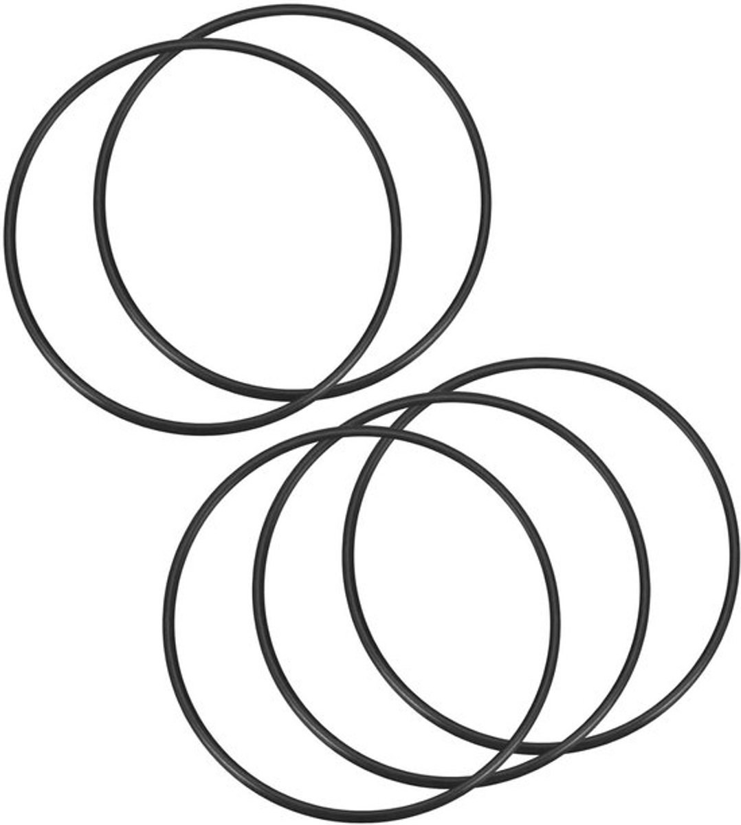 Nitrilrubber O-ringen 95 mm x 88 mm x 3,5 mm, 5 stuks - ronde afdichtring voor kraan, loodgieter, reparatie
