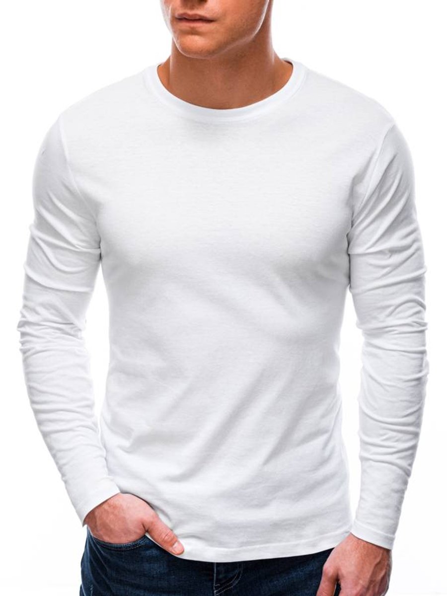 Roly - Herenshirt - Wit - Longsleeve - Ronde Hals