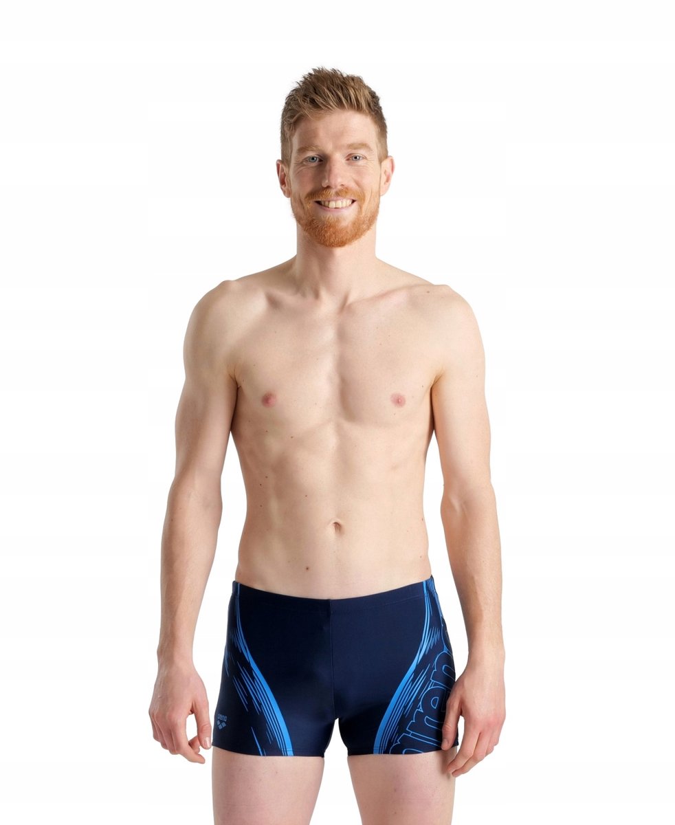 ARENA M Swim Short Graphic - Zwemshort - Marineblauw