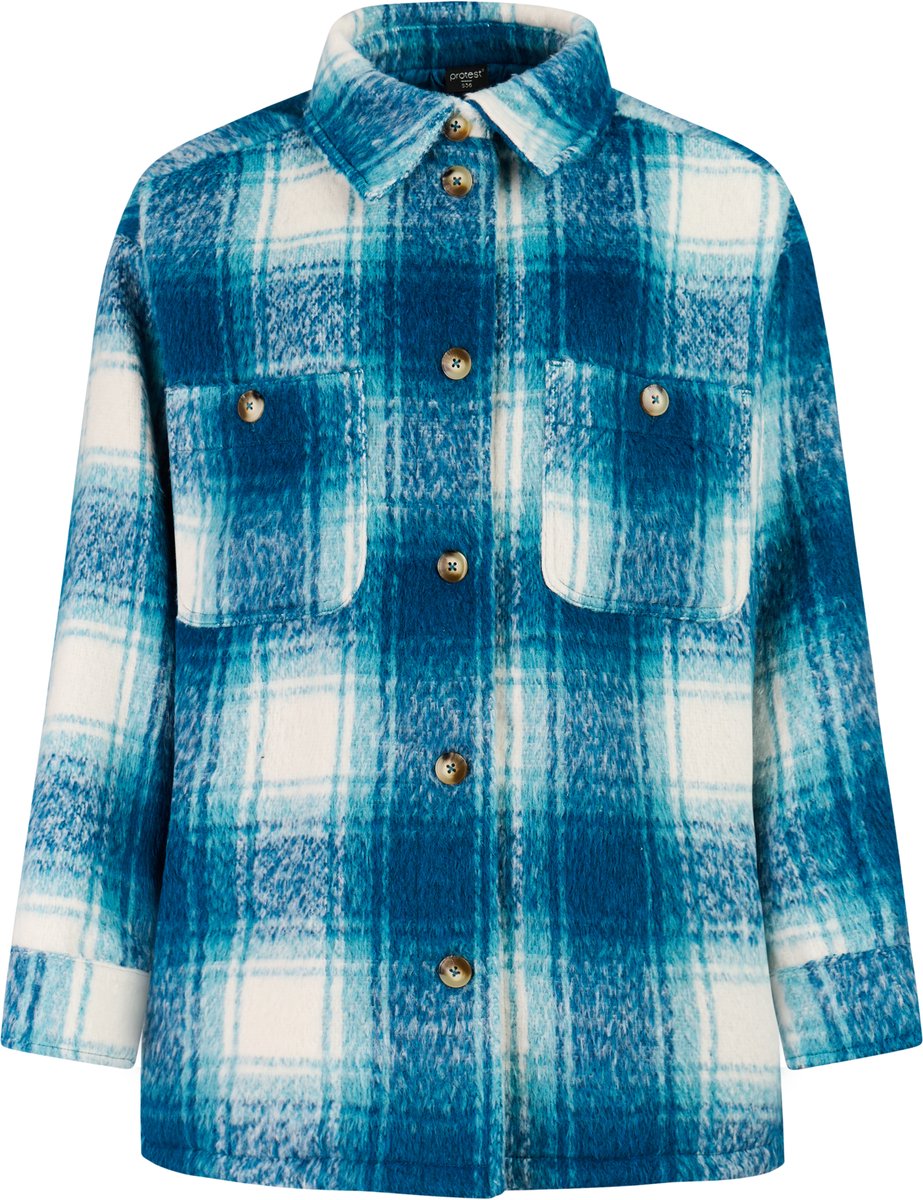 Protest PRTDoris Jas Dames Sjacket Outdoorjas Knopen Blauw