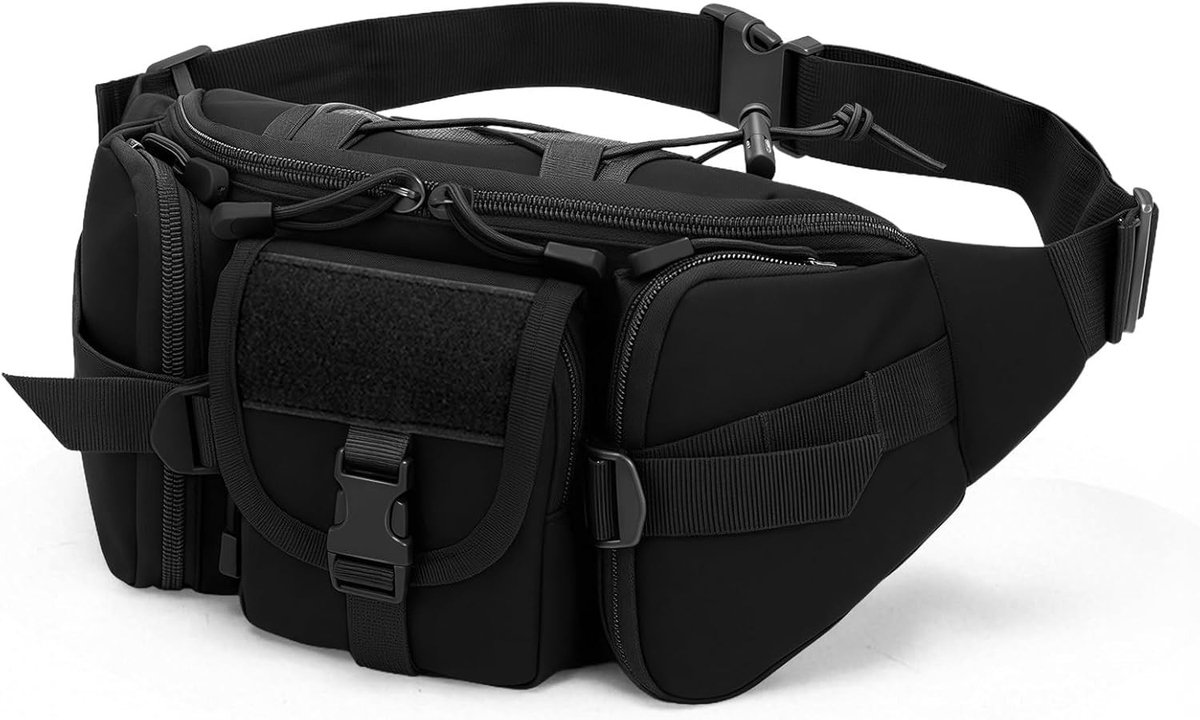 Waterdichte Bumbag Heuptas met Verstelbare Riem - Stijlvolle Heuptas voor Mannen en Vrouwen voor Outdoor, Kamperen en Wandelen