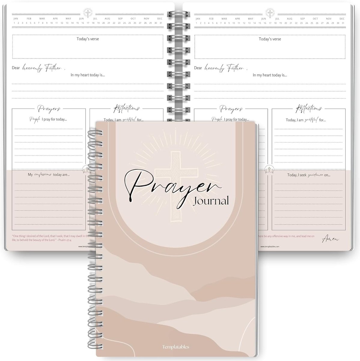Daily Prayer Journal: Uw hulpmiddel voor reflectie, dankbaarheid en spirituele groei - ShopVlot