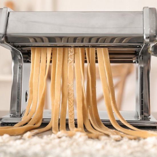 RVS Pastamachine XL - Voor Pasta, Deeg, Ravioli & Lasagne — afbeelding 5