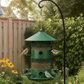 Anti eekhoorn vogelvoederhuisje Metaal hangende vogelvoeder voor buiten Tuin vogelvoerbak Wilde vogel voederbak Vogelvoerhouder