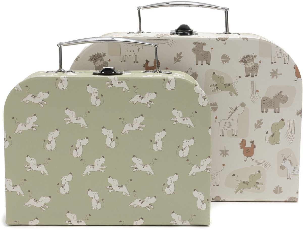 Jollein Speelkoffertje Barn Buddies (2pack)