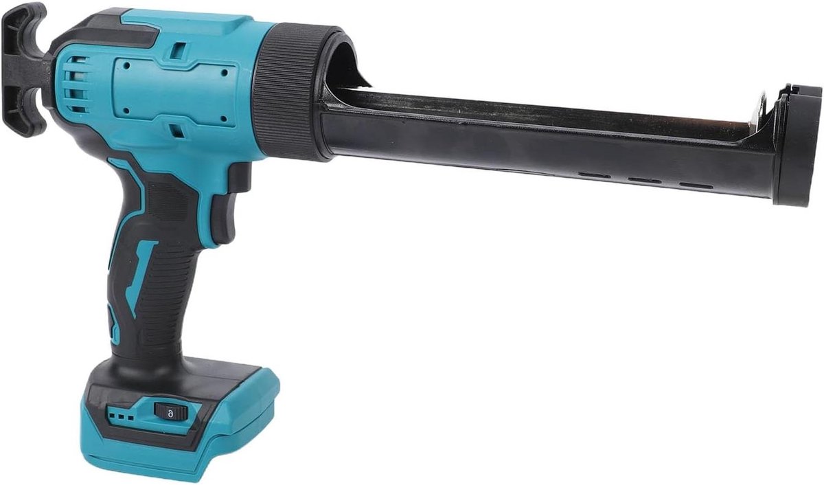 Elektrisch Kitpistool - Kitspuit Accu - Klus Klussen - 6 Snelheden LED - 45cm Pakket - Grijs