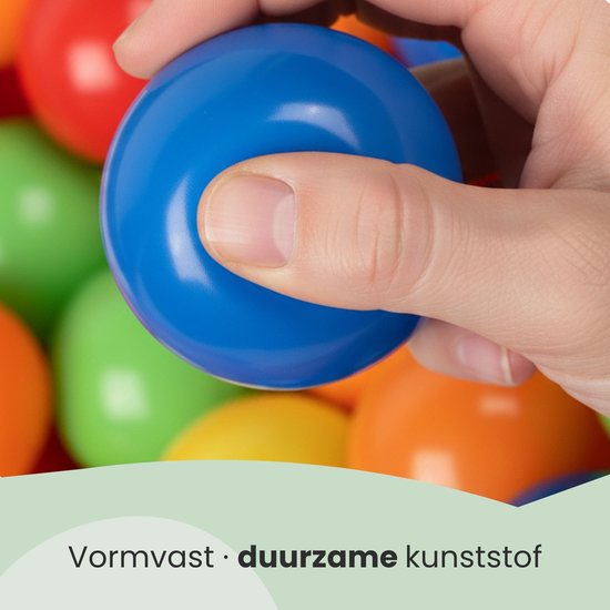 LittleTom Baby Ballenbak 5000 Ballen - 5,5 cm Speelballen voor Kinderen - Veilig en Duurzaam Ballenbad voor Peuters en Kleuters - Activiteiten en Spel Ontwikkeling Thuis en Buitenshuis van LittleTom — afbeelding 4