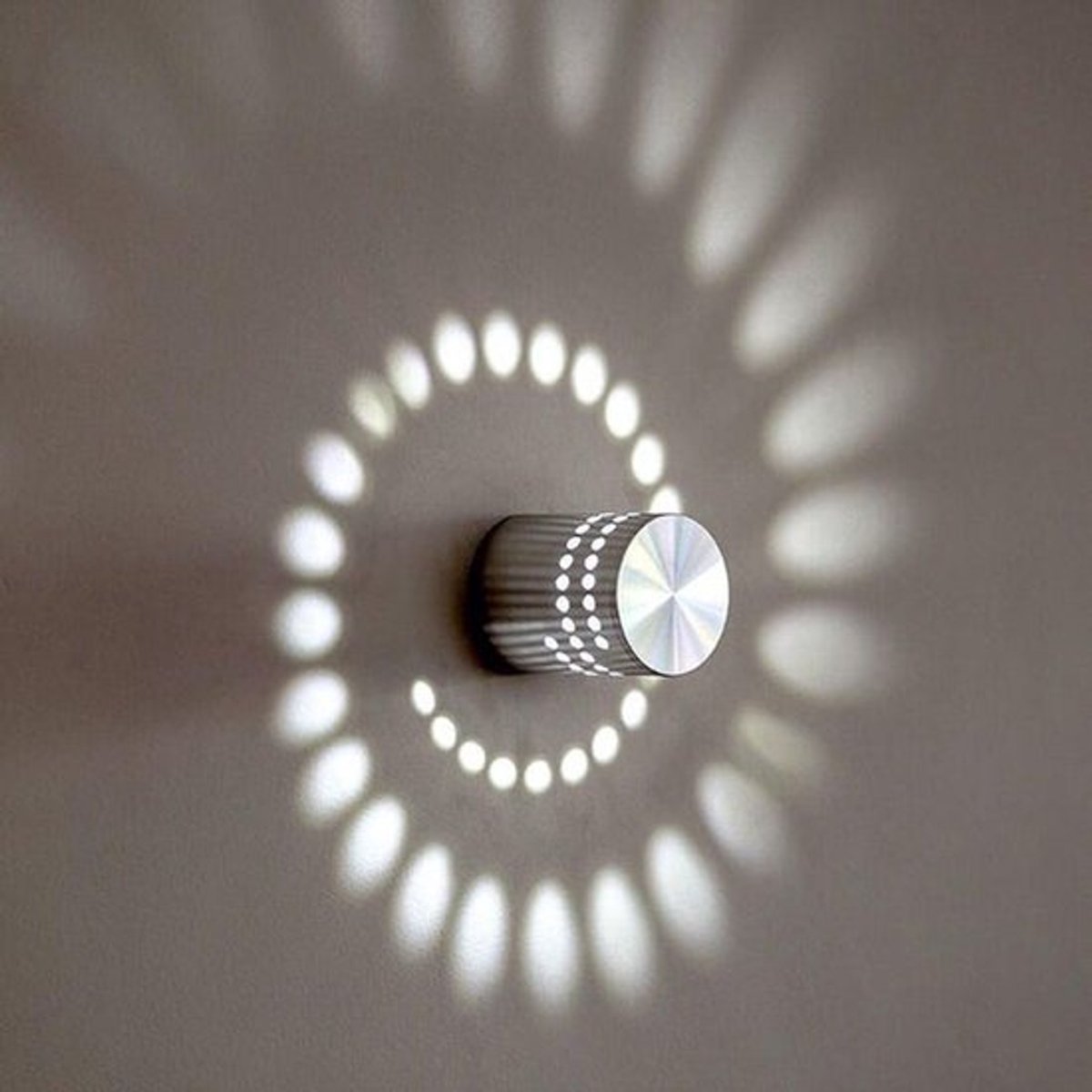 Moderne LED-wandlamp voor binnen, 3W koel wit licht, decoratieve aluminium wandlamp, sfeer