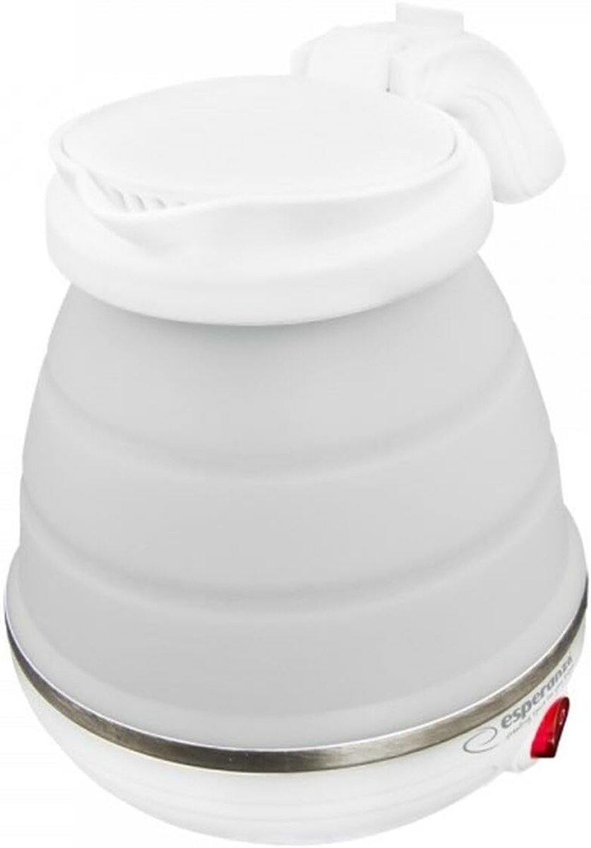 SnelShoppen Opvouwbare Waterkoker 0.5L Elektrische Waterkoker Silicoon Multicolour Ideaal voor Camping Keuken en Reizen