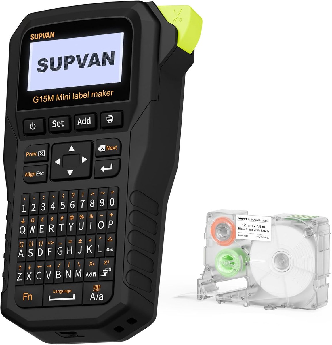 SUPVAN G15M Mini Draagbare Label Printer met Lichtbestendige Etiketten - ShopVlot