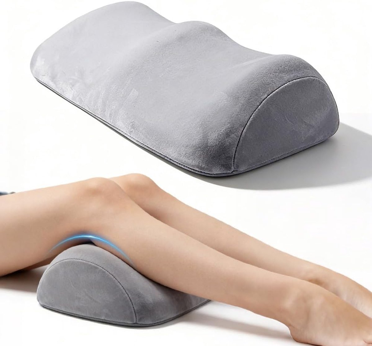 SGZIOO Kniekussen, aderkussen, beenverhogingskussen, beenkussen, kniekussen om te slapen, ergonomisch traagschuim - ShopVlot