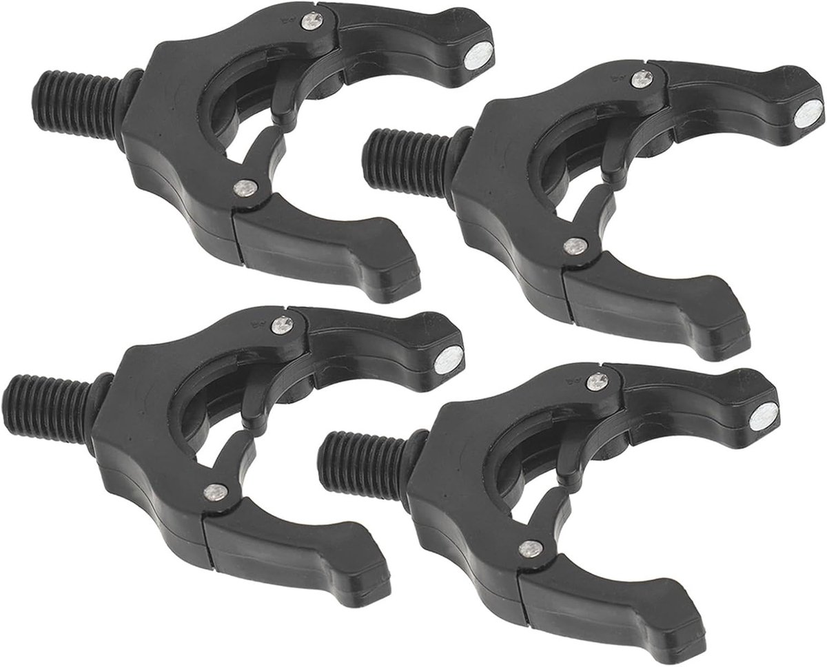 SnelShoppen - Hengelhouder Karperhengelsteun 4 Stuks, Magnetische Montagekop, Automatische Instelling, Steungereedschap voor Vissen en Outdoor Activit