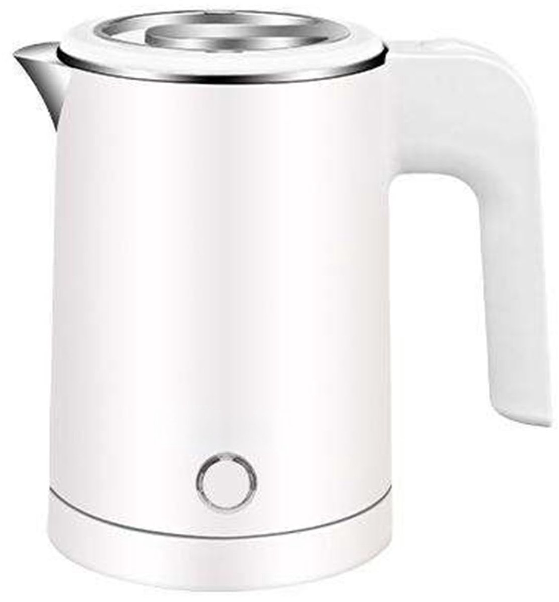 SnelShoppen Elektrische Waterkoker 0.5 L 600 W Automatische Uitschakeling BPA-vrij Snelle Kookfunctie (Wit)