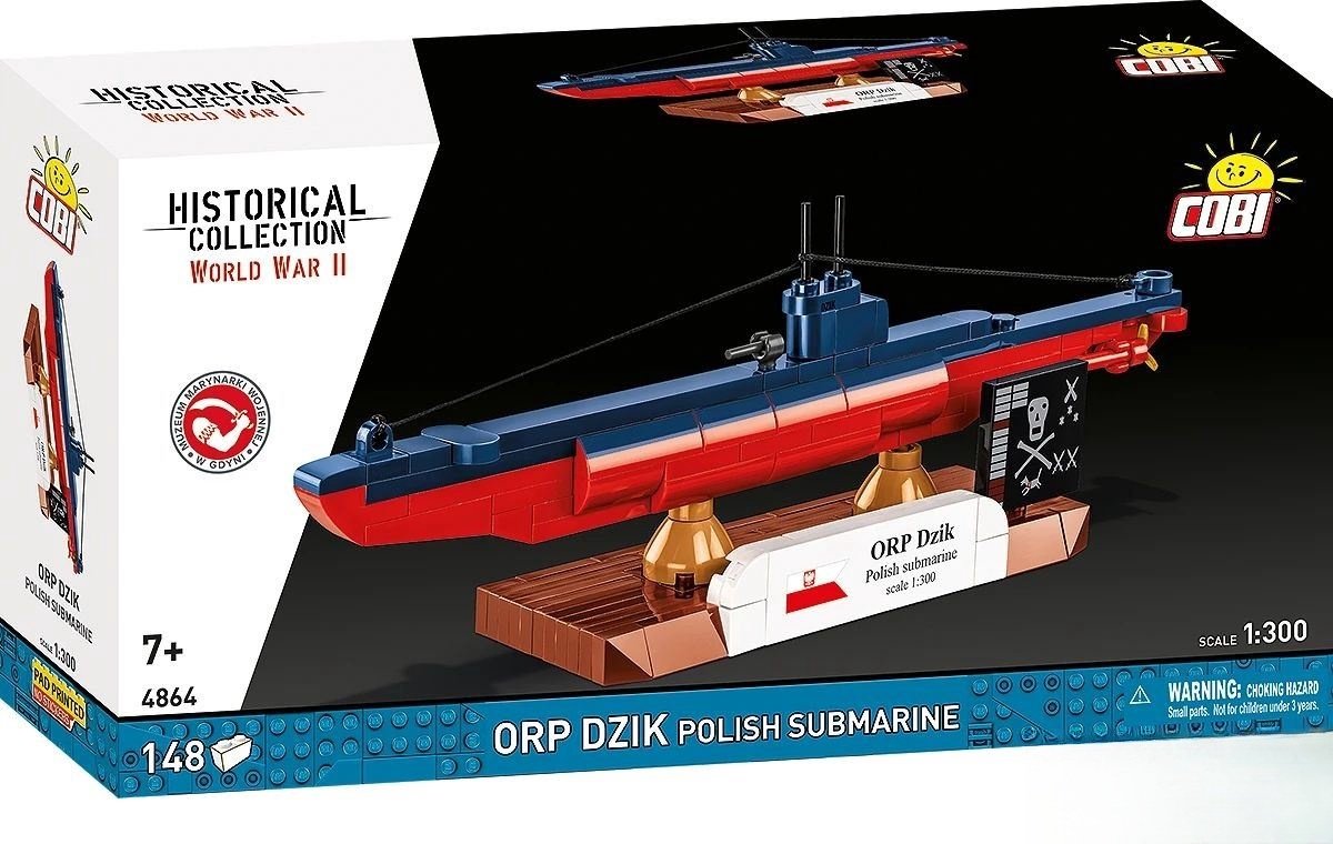 COBI 4864 Polish Submarine ORP DZIK