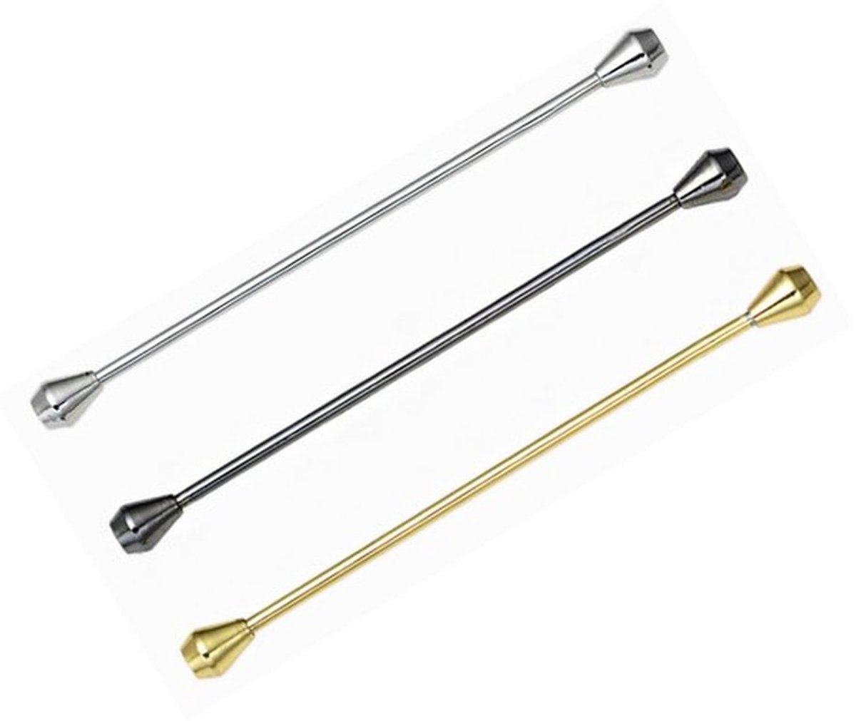 Kraagspelden Set - 2 Stuks - Heren Kraagnaald/Kraag Pin - Klassieke Metalen Dasspelden - Compact en Draagbaar - Perfect Cadeau