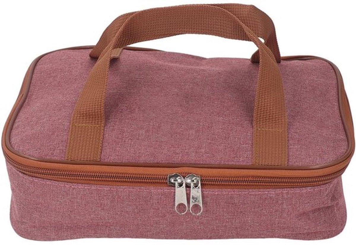 Lunchbox Grote Capaciteit - Lekvrije Koeltas - Herbruikbare Isolatie - Draagbare Lunchtas - Waterdicht Oxford-Stof - Versterkte Ritsen