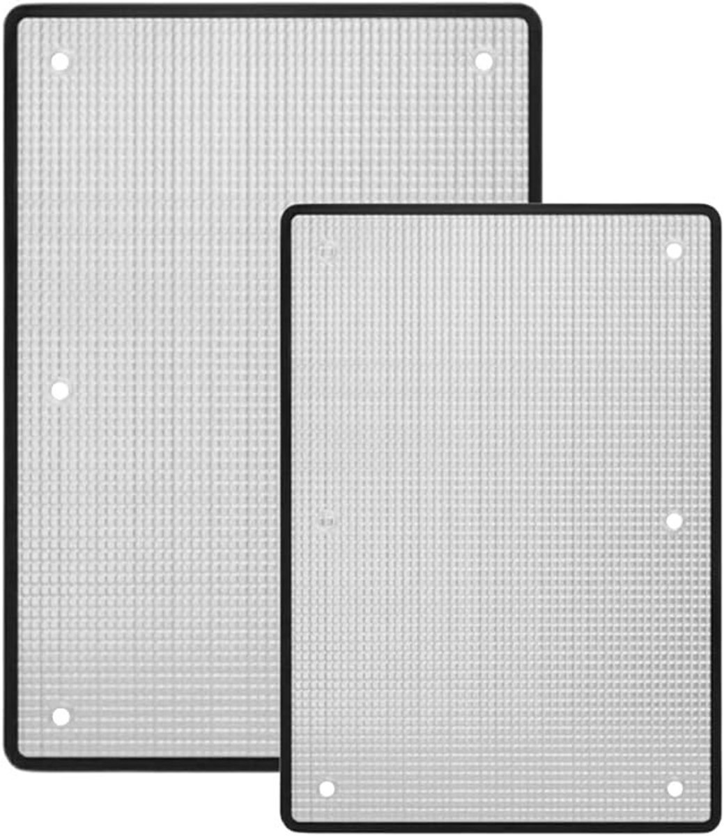 Thermische isolatiefolie 75x90 cm - Zwarte aluminiumfolie met zuignappen voor raam, dakraam en caravan