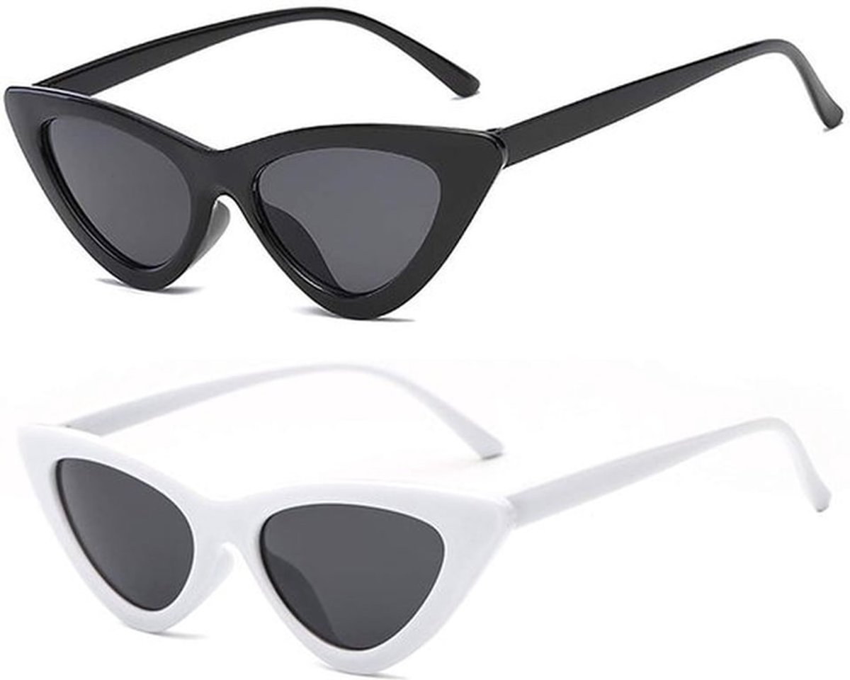 Zonnebril Dames Vintage - Cat-Eye Design - Metalen Montuur - UV Bescherming - Retro Eyewear - Lichtgewicht en Schokbestendig - Fashionbril