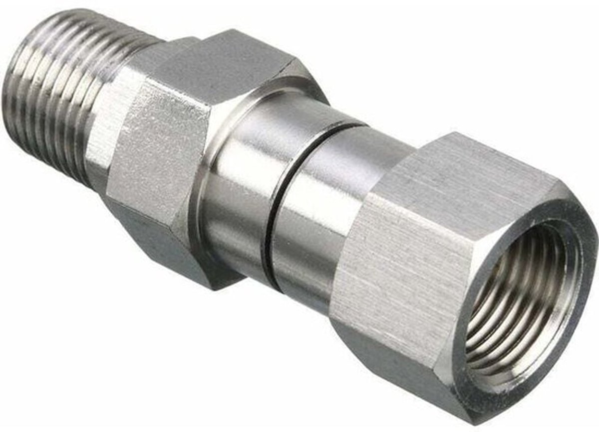 Roterende hogedrukreiniger met 3/8 NPT, XU, uitwendige schroefdraad, roestvrijstalen aansluiting, 4500 PSI, hoogwaardig product, duurzaam, betrouwbaar, gemaakt van zorgvuldig geselecteerde materialen.