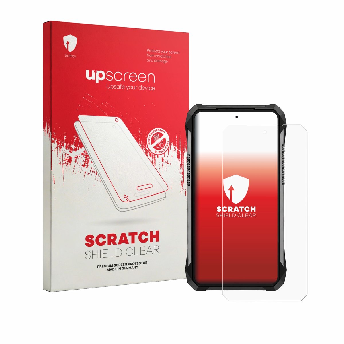 upscreen - Screenprotector voor Unihertz 8849 Tank 5 - Folie Beschermfolie transparant
