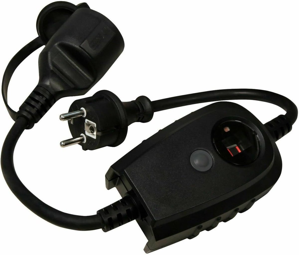 Buitenstekker met schemerschakelaar - timer 1-9 uur - IP44 - perfect voor tuinverlichting - SnelShoppen