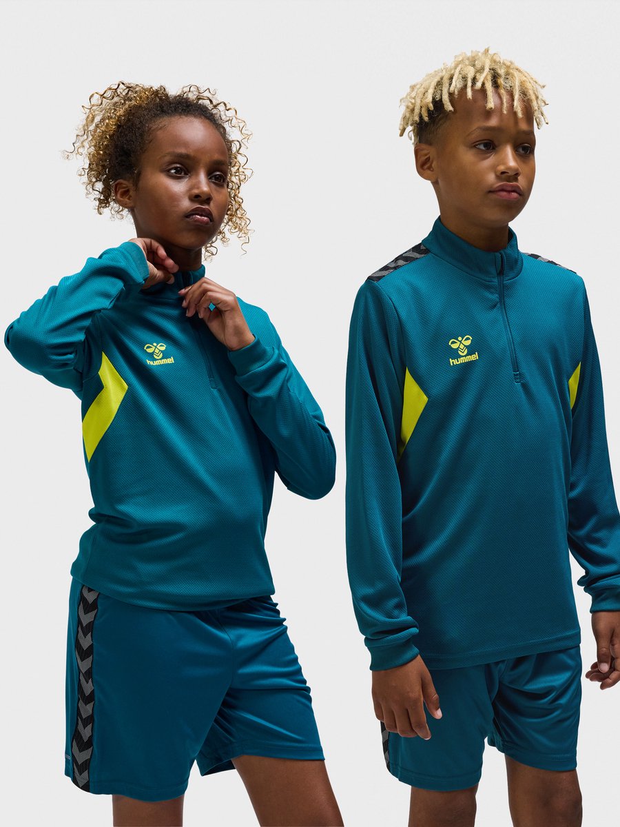 Hmlauthentic Half Zip Sweat Kids
