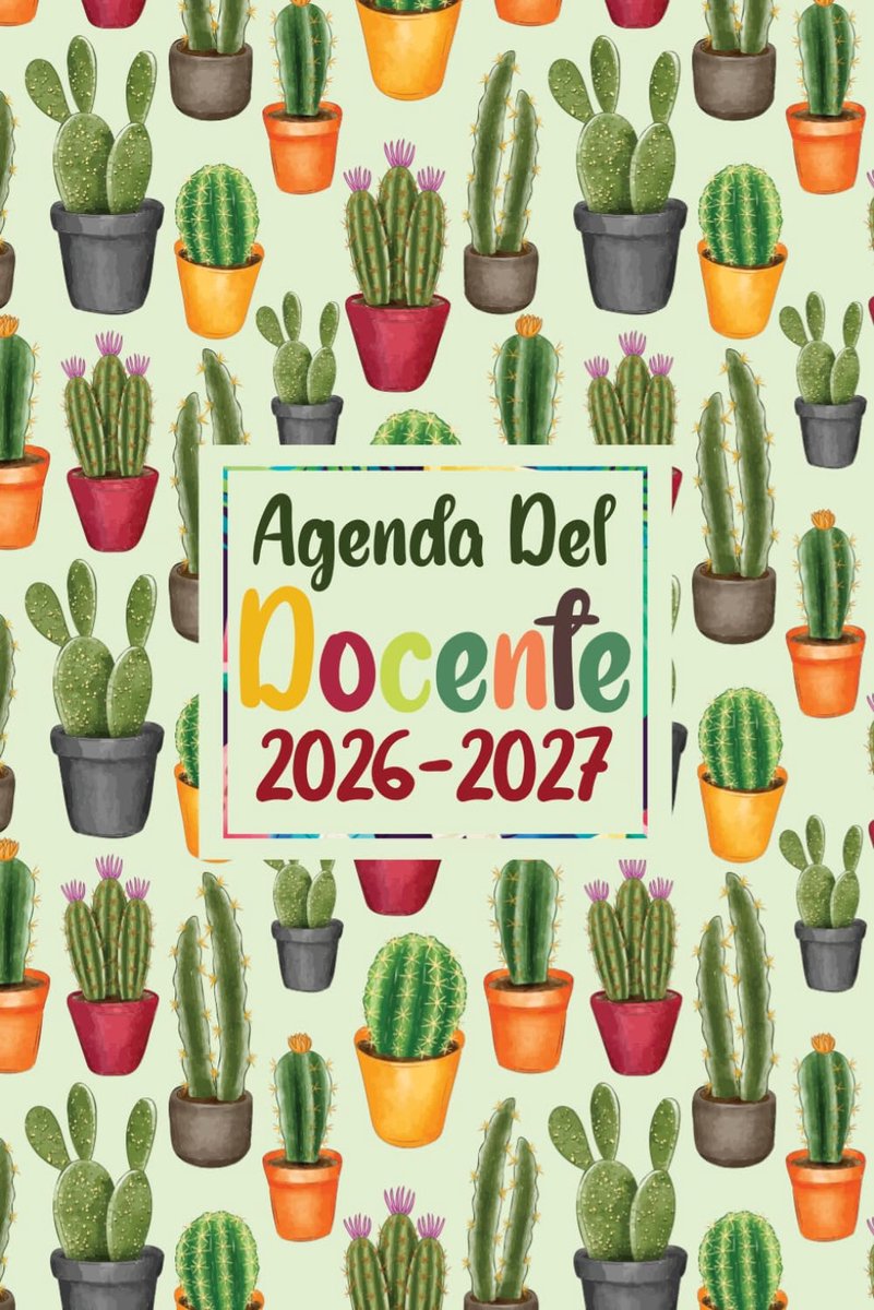 SnelShoppen - Agenda Del Docente 2026-2027 | Organiser voor Leraren | Schoolagenda van Augustus 2026 tot Juli 2027 | Perfect voor Docenten