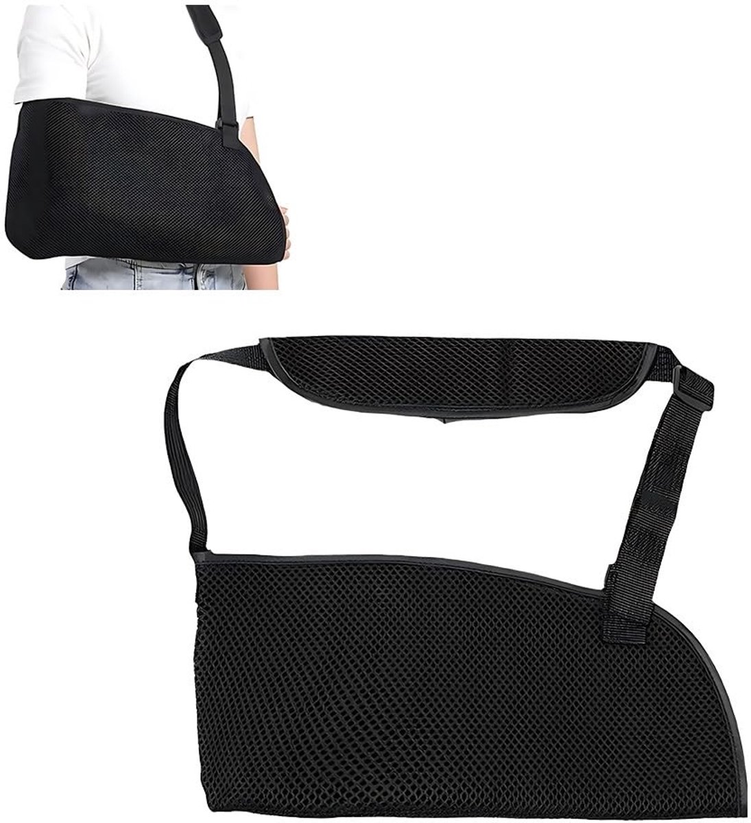 Mesh Arm Schouder Sling - Schouder Immobilizer voor Armblessures, Steun voor Handen en Ellebogen