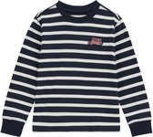 WE Fashion Jongens gestreept T-shirt met patch