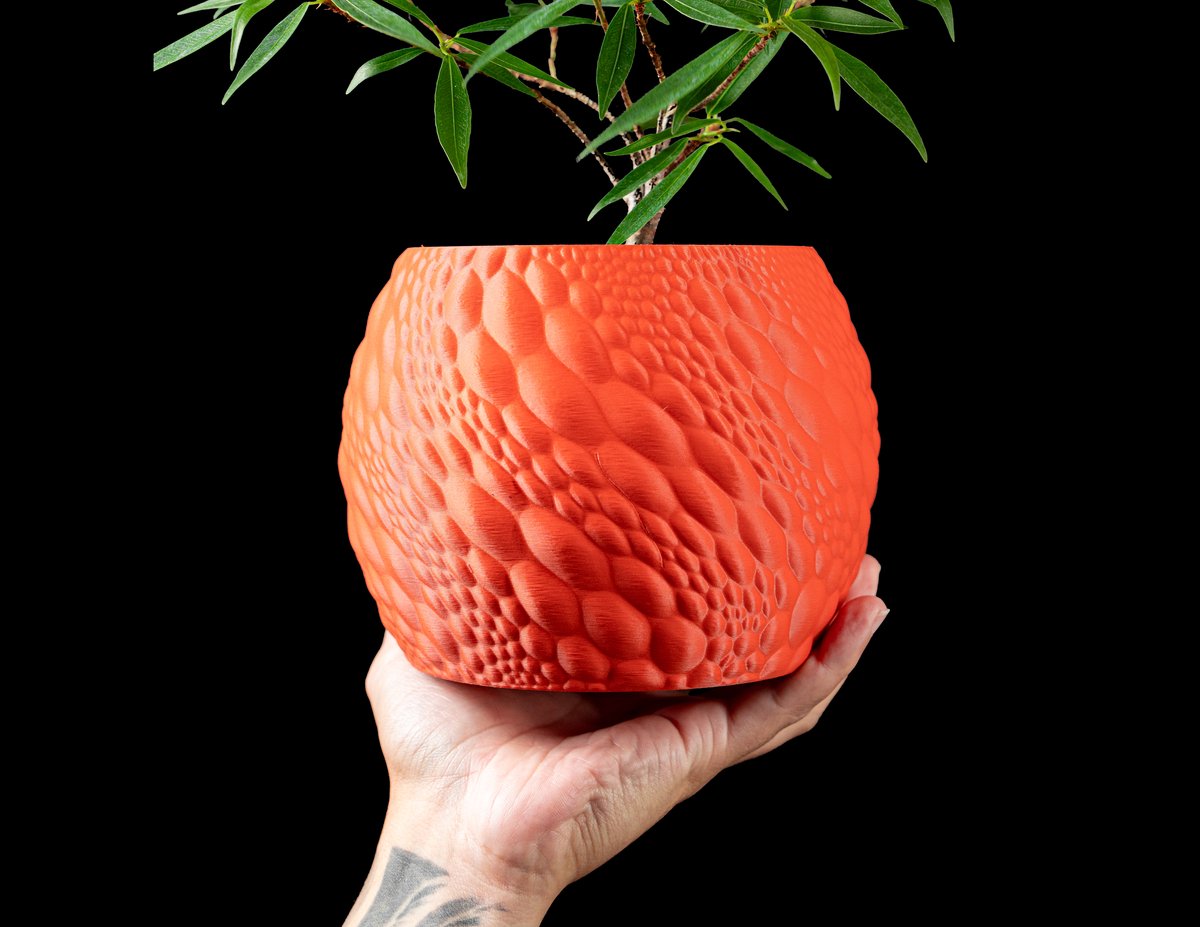 Skushy Gato Bloempot - Moderne Designpot voor Kamerplanten - Sculpturale Plantenpot voor Woonkamer en Kantoor - Premium Woondecoratie