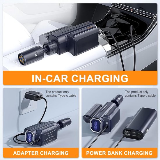 SnelShoppen - Draadloze Draagbare Hogedrukreiniger met 12000 mAh Batterij, Vouwbaar, Max. 250 PSI, 5-in-1 Spuitmond, 5 m Slang, Schuimcontainer en Fil van Snelshoppen — afbeelding 3