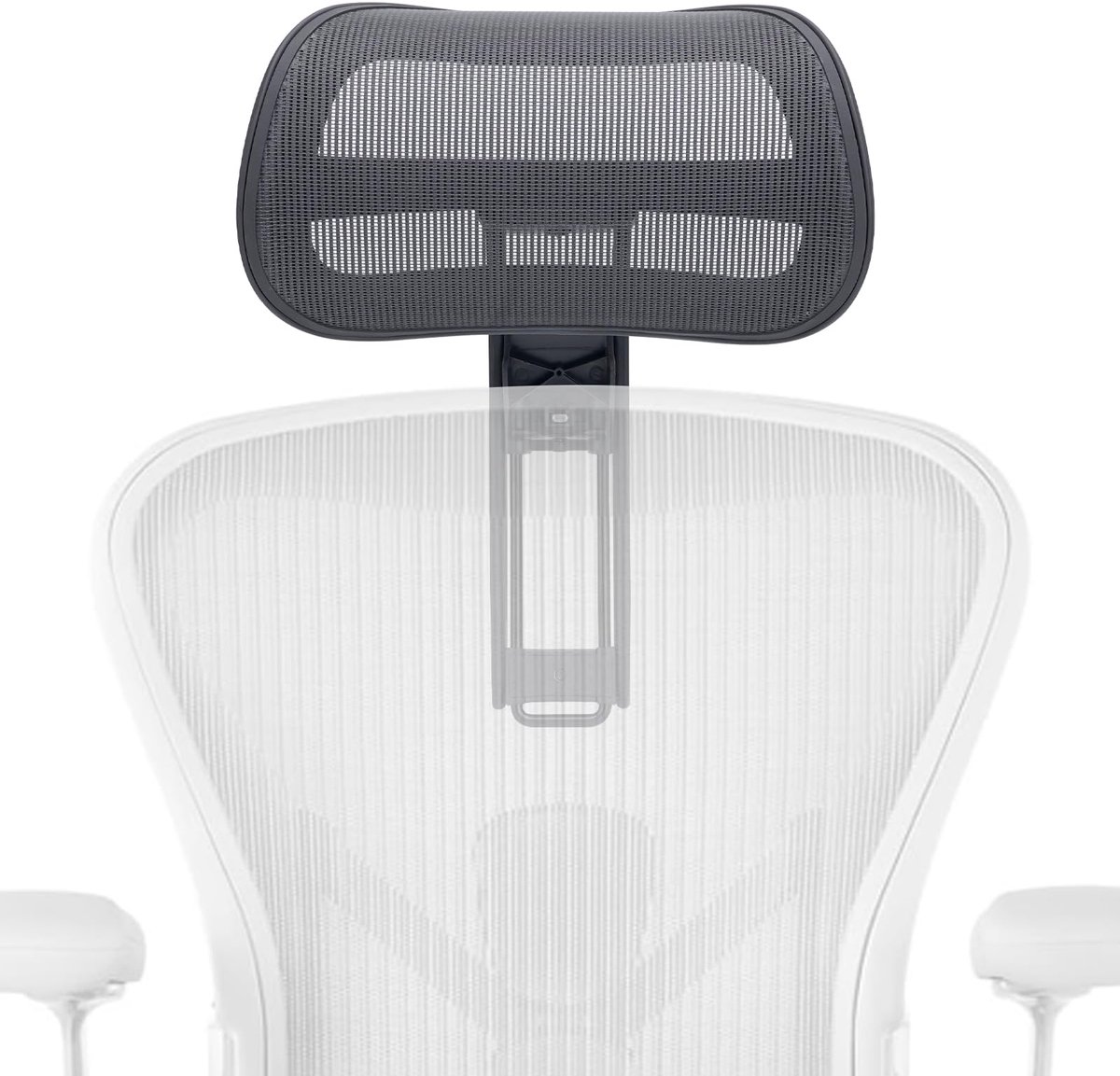 SnelShoppen - Hoofdsteun voor Ergonomische Bureaustoel - Compatibel met Aeron Stoel - Verstelbare Hoofdsteun - Comfortabele Bureaustoel Accessoires -