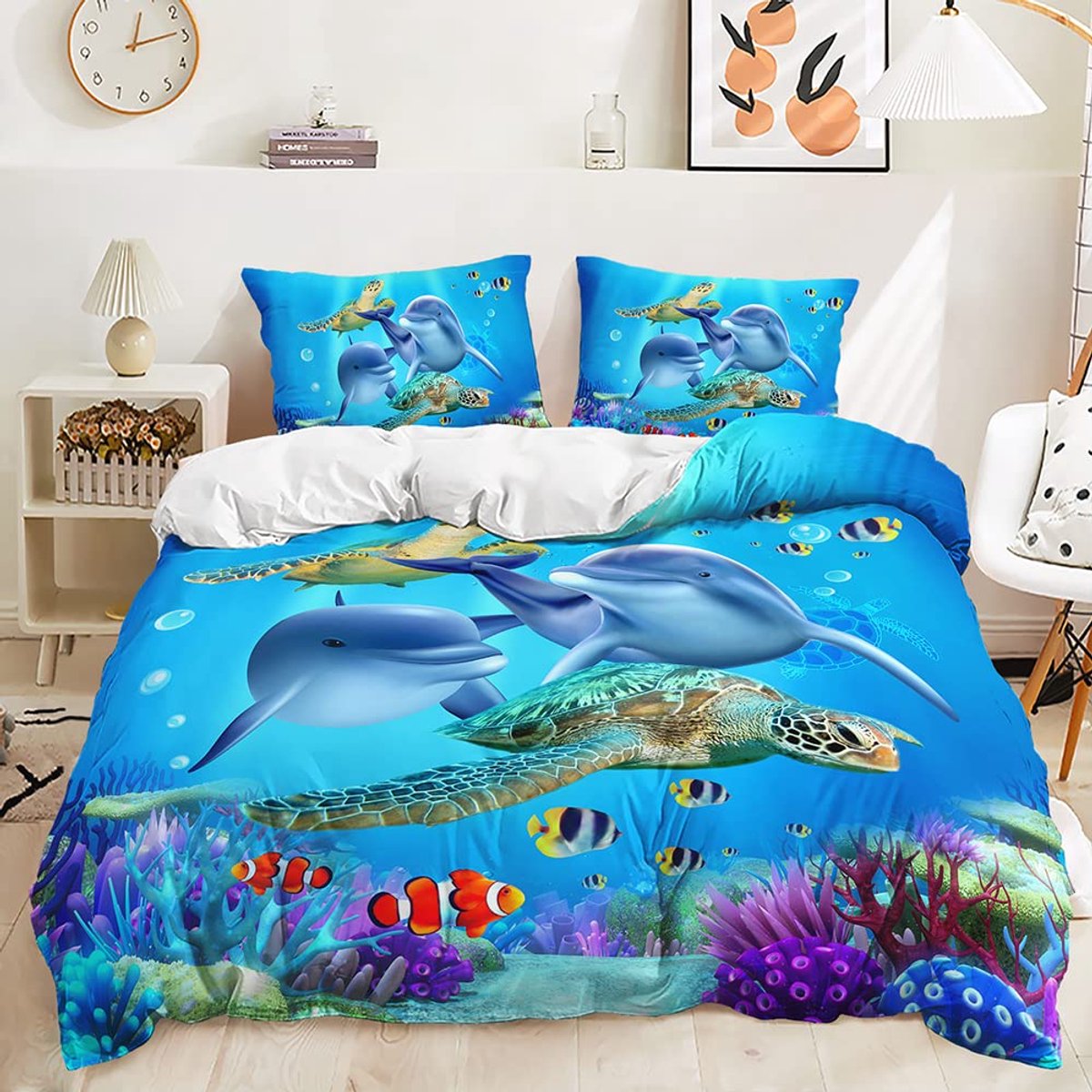 SnelShoppen - HAVOP DIC39S2K Dekbedovertrek Set 240x220 cm - Katoen, Grijs met Streep Design - Luxe & Comfortabel voor Slaapkamer
