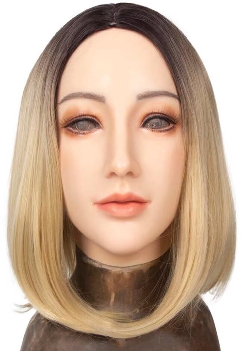 Siliconen Masker - Zacht/Elastisch - Realistisch/Huid - Cosplay/Kostuum - Voor Crossdresser/Transgender - Handgemaakt/Hoogste Kwaliteit - Crossdress Masker